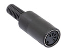 ETL2, Philmore 5 Pin 180° Inline Female DIN Connector ~ Solder Type