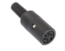 ETL3, Philmore 5 Pin 240° Inline Female DIN Connector ~ Solder Type