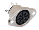 ETS11, Philmore 8 Pin 270° Panel Mount Female DIN Connector ~ Solder Type
