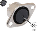 ETS4, Philmore 5 Pin 360° Panel Mount Female DIN Connector ~ Solder Type