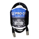 ProCo EXMN-25, 25 Foot Excellines XLR Male to XLR Female Microphone Cable 25FT