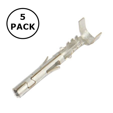 Noble # 8308, 5 Pack of Weather Pack Female Crimp Pins for 20-18 Gauge Wire