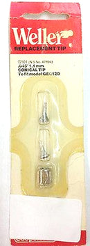 Weller G101 0.045" (1.1mm) Conical Tip for GEC120 Series Irons
