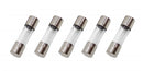 5 Pack of Optifuse GMA-250mA 0.25A 250V Fast Acting (Fast Blow) Glass Body Fuses