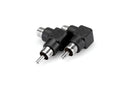 GRA-259, Hosa Right-angle Adapters, RCA to Same, 2 pc