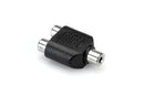 GRF-341, Hosa Coupler, 3.5 mm TRS to Dual RCA