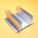 HS-24, Multi-Watt Extruded Aluminum Heat Sink Undrilled 76.5mm x 72.7mm x 33.3mm