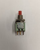 Alco TPC13C2 ON-(ON) DPST Momentary Push Button Switch .4VA 20VDC