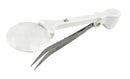 2" Diameter 3.5x Magnifier, 2 Led Illuminated Tweezer With Magnifier, Acrylic Lens