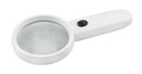 MD375L, Sona 2.75" Diameter 3.1x Magnifier, 2 LED Illuminated Glass Lens Hand Held Magnifier