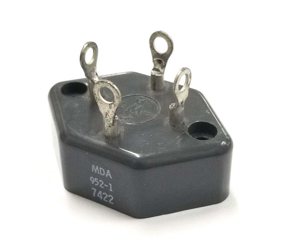 Vintage Motorola MDA952-1, 6A @ 50V Hermetically Sealed Bridge Rectifi – MarVac Electronics vintage-motorola-mda952-1-6a-50v-hermetically-sealed-bridge-rectifi-marvac-electronics
