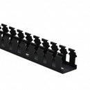 HellermannTyton 181-15505 SL1.5X1.5BK4 BLACK Slotted Wall Duct 1.5"W x1.5"H x72"L
