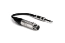 MIT-176, Hosa Impedance Transformer, XLR3F to 1/4 in TS, 6 in
