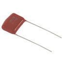 NTE MLR122K100 0.0012uF, (1200pF) 100V, Mylar / Polyester Film Capacitor