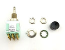 Alcoswitch MPA406N, 4PDT ON-ON, Mini Push Button Switch 6A@125V, 4A@28V DC