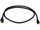 6 Foot Black HDMI Standard A to HDMI Mini C Cable ~ MV3645