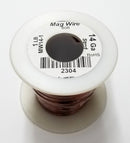 MW14-1, 14 Gauge Insulated Magnet Wire 1 Pound Roll (80' Approx.) 14AWG