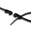 APU-07-50MH-0-C, American Pride 7.0" Black Mounting Hole Wire Ties, 50Lb Rated, 100pc Bag
