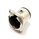 NC3MD-V, Neutrik 3 Pin XLR Male Panel Mount Connector NC3MDV, PC Mount Terminals