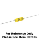 NTE NPA10M63, 10uF @ 63V Non Polarized Axial Electrolytic Capacitor
