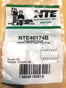 NTE40174B, CMOS Hex D-type Flip Flop ~ 16 Pin DIP (ECG40174B)