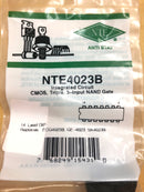 NTE4023B, CMOS Triple 3-input NAND Gate IC ~ 14 Pin DIP (ECG4023B)