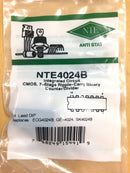 NTE4024B, CMOS 7-Stage Ripple-Carry Binary Counter/Divider ~ 14 Pin DIP ECG4024B
