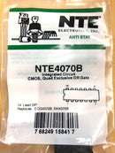 NTE4070B, CMOS Quad Exclusive OR (XOR) Gate ~ 14 Pin DIP (ECG4070B)