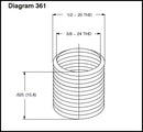 NTE432 Hadware Thread Converter 3/8â€-24 to 1/2â€-20 for Stud Packages ~ (ECG432)