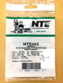 NTE455, 0.5mA to 8mA @ 20V Dual Gate N Channel MOSFET Transistor RF-15A (ECG455)