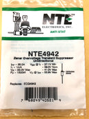 NTE4942 39.0V Overvoltage Transient Suppressor, Unidirectional ~ Axial (ECG4942)