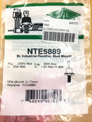 NTE5889, 1,200V PRV @ 25A General Purpose Diode ~ DO-4 ANODE CASE (ECG5889)