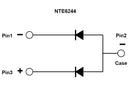 NTE6244, 200V @ 16A* Fast Recovery Positive Center Tap Diode ~ TO-220 (ECG6244)