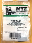 NTE7446, TTL - BCD to Seven Segment Decoder Driver w/Open Collector 16 Pin DIP