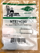 NTE74C00, TTL-CMOS Logic Quad 2 Input NAND Gate ~ 14 Pin DIP