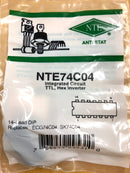 NTE74C04, TTL-CMOS Hex Inverter ~ 14 Pin DIP