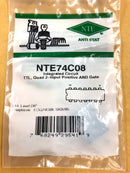 NTE74C08, TTL-CMOS Logic Quad 2 Input Positive AND Gate ~ 14 Pin DIP