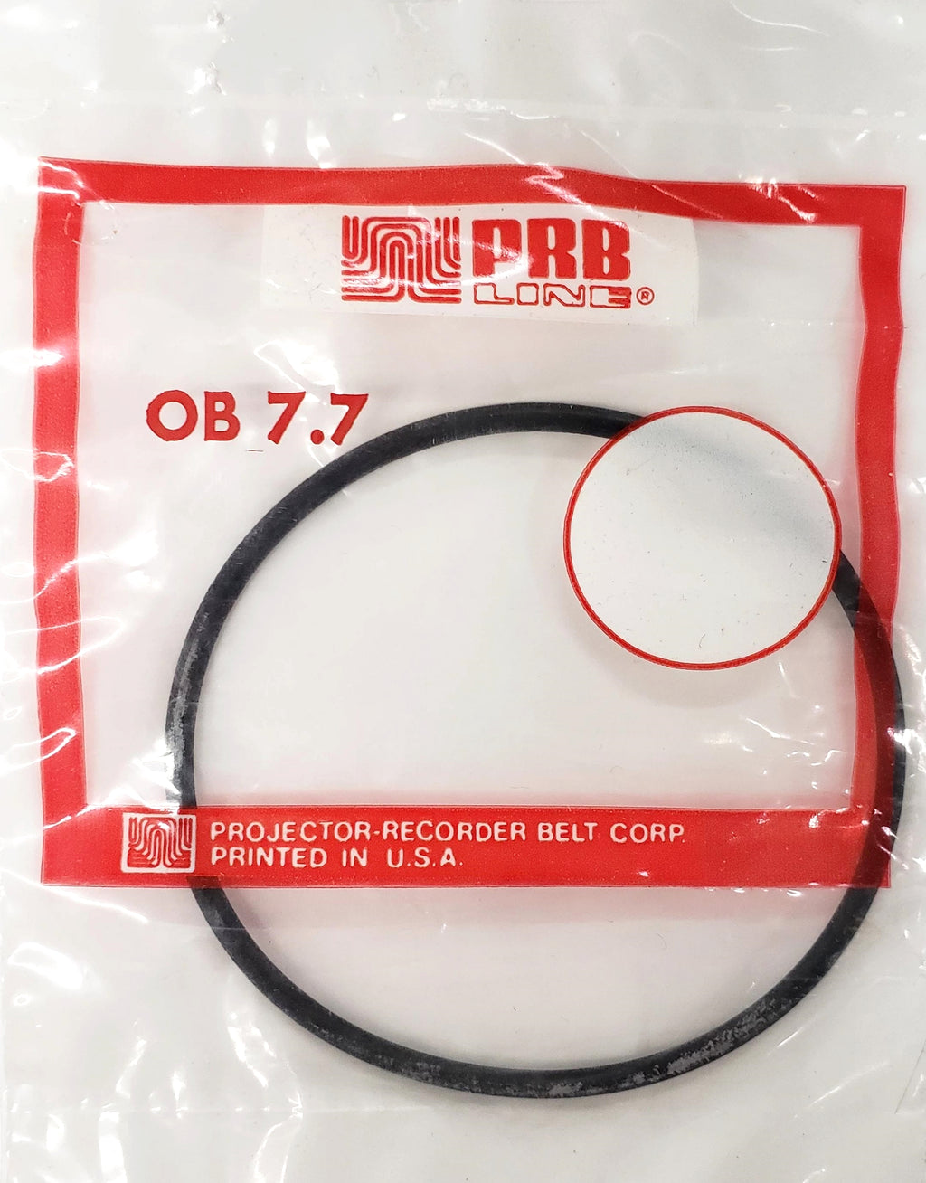 PRB OB 7.7 Round Cut Belt for VCR, Cassette, CD Drive or DVD Drive OB7