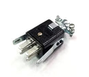 Cinch Jones P304CCT-L 4 Pin Male Cable Mount Connector w/ Lock Tab ~ 10A@250V AC