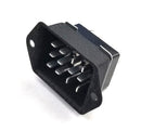 Beau P-3312-DB, 12 Pin Male Deep Bracket Connector ~ 10A @ 250V AC