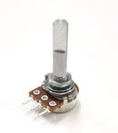 PC88, Philmore 1 Meg Ohm Audio Taper Potentiometer ~ 16mm Body with 1/4" D Shaft