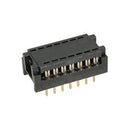 Pan Pacific PCI-14, 14 Pin 0.30" Dual Row DIP Plug ~ IDC Ribbon Cable Mount