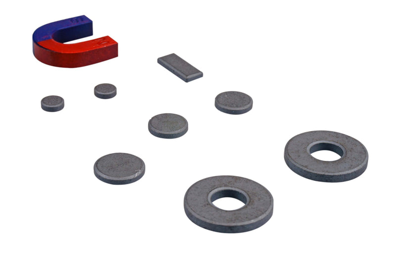 9 Piece Ferrite Magnet Set ~ Various Shapes