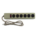 PS55U 6 OUTLET HEAVY DUTY POWER STRIP (METAL CASE)