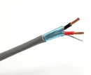 25' Wavenet PW162SMGY4 2 Conductor 16 Gauge Shielded Cable ~ 2C 16AWG S1602