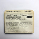Pfanstiehl 169-DS77 Diamond / Sapphire Needle