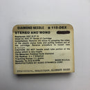 Pfanstiehl 115-DEX Diamond Elliptical Needle for ADC XT Series III Cartridge