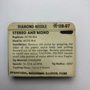 Pfanstiehl 118-D7 Diamond Needle for ACOS M-6