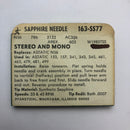 Pfanstiehl 163-SS77 Sapphire Needle