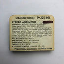 Pfanstiehl 205-DEC Diamond Elliptical Needle for Audio Technica*